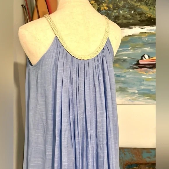 ⭐️Sand & Spirit Periwinkle Braided
Metallic Sundress, Excellent Condition,Size M - Picture 2 of 16